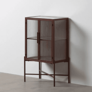 Vitrina Teja de Metal y Cristal 2 Puertas - IXIA (1)
