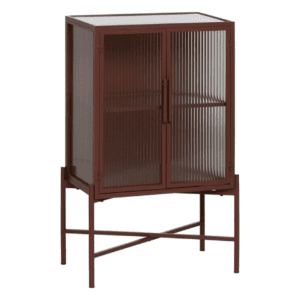 Vitrina Teja de Metal y Cristal 2 Puertas - IXIA (2)