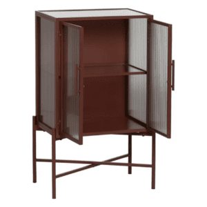 Vitrina Teja de Metal y Cristal 2 Puertas - IXIA (3)