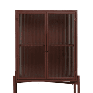 Vitrina Teja de Metal y Cristal 2 Puertas - IXIA (5)