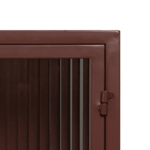 Vitrina Teja de Metal y Cristal 2 Puertas - IXIA (9)