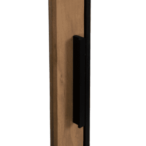 Vitrina de Madera de Fresno Negro-Natural DM 1 Puerta 2 Cajones - IXIA (7)