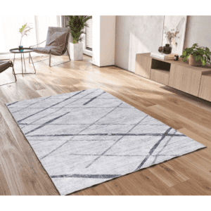 Alfombra Abstracta Impresa Class 22036 Gris - Universal (2)