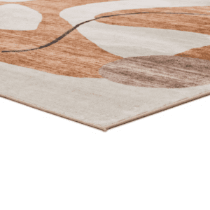 Alfombra Abstracta Impresa Class 22053 Naranja - Universal (3)