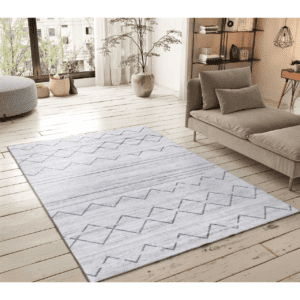 Alfombra Estilo Étnico Impresa Class 22066 Gris - Universal (2)