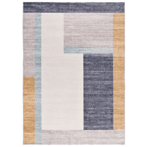 Alfombra Geométrica Impresa Class 22065 Multicolor - Universal (1)