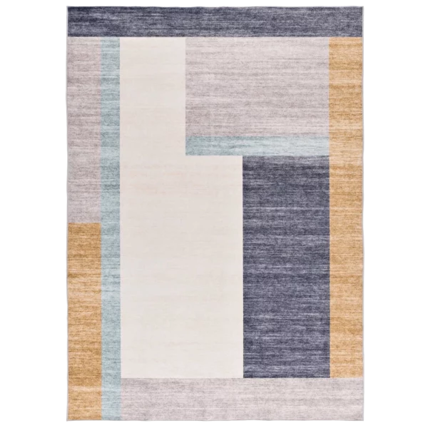 Alfombra Geométrica Impresa Class 22065 Multicolor - Universal