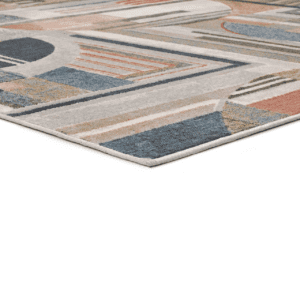 Alfombra Geométrica en Viscosa Bleik 22 Multicolor - Universal (3)