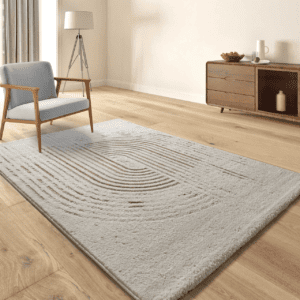 Alfombra de Estilo Escandinavo Candela 2299 Crema - Universal (2)