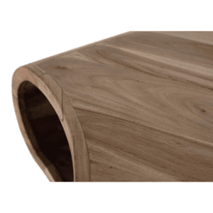 Mesa de Centro Natural de Madera de Acacia Contemporanea con Revistero - Giner y Colomer (3)