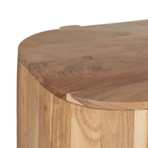APARADOR NATURAL MADERA DE ACACIA SALÓN 180 X 40 X 80 CM-4