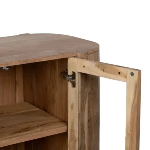APARADOR NATURAL MADERA DE ACACIA SALÓN 180 X 40 X 80 CM-5
