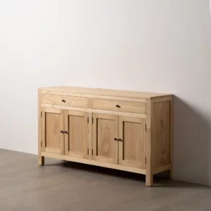 APARADOR NATURAL MADERA MINDI SALÓN 140 X 40 X 82 CM-2