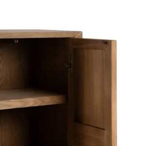 ARMARIO BLANCO-NATURAL MADERA-METAL 70 X 40 X 172 CM-5