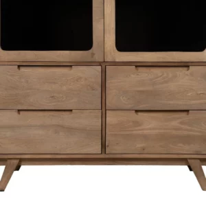 ARMARIO NATURAL MADERA DE MANGO SALÓN 107 X 40,50 X 142 CM-4