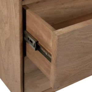 ARMARIO NATURAL MADERA DE MANGO SALÓN 107 X 40,50 X 142 CM-6