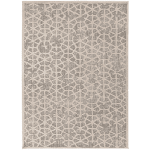 Alfombra Contemporánea Diseño Simétrico Paula 1271 Beige - Universal (1)