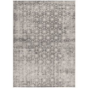 Alfombra Contemporánea Diseño Simétrico Paula 6737 Gris - Universal (2)