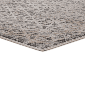 Alfombra Contemporánea Diseño Simétrico Paula 6737 Gris - Universal (4)