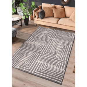 Alfombra Contemporánea Paula 2888 Gris - Universal (2)