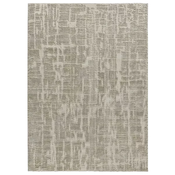 Alfombra Estilo Escandinavo, Reciclada y con Relieve Lima 3503 Plata - Universal