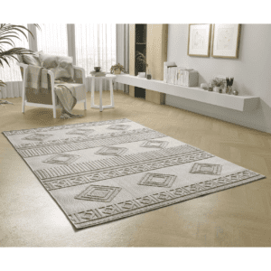 Alfombra Étnica con Relieve Element 8921 Beige - Universal (2)