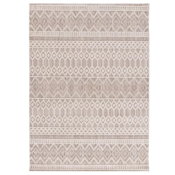 Alfombra Étnica con Relieve Element 8937 Beige - Universal
