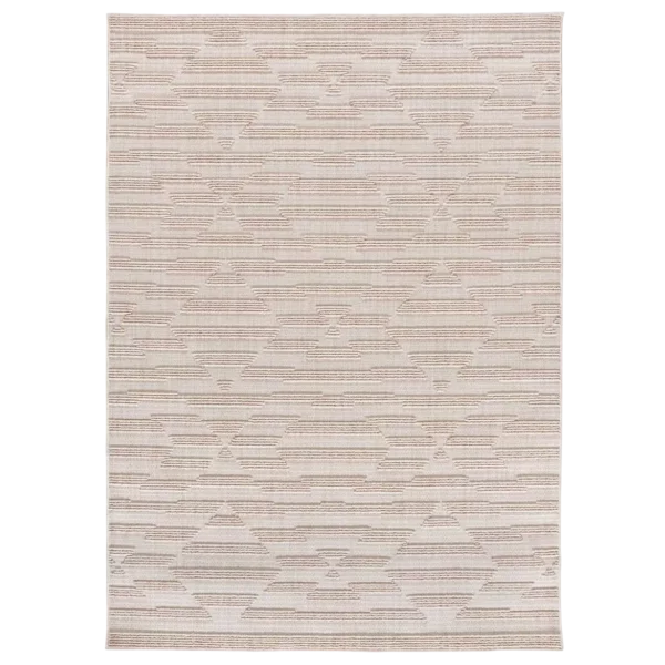 Alfombra Étnica con Relieve Element 8938 Visón - Universal