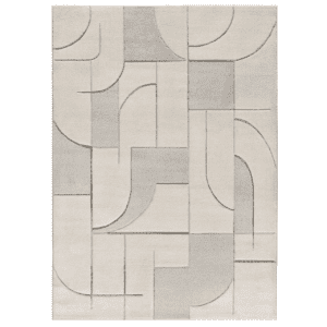 Alfombra Geométrica a Trazos Lena 40269 Crema - Universal (1)
