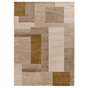 Alfombra Geométrica con Relieve en Tonos Tierra Melfi 4510 - Universal (1)