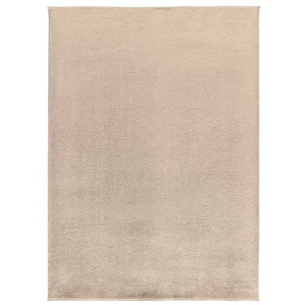 Alfombra Lavable de Microfibra Coraline Liso Beige - Universal