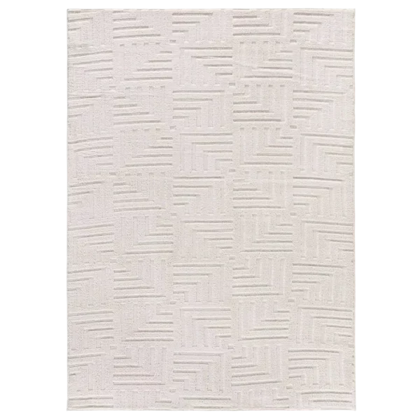 Alfombra Texturas Neutras Estilo 11070 Crema - Universal