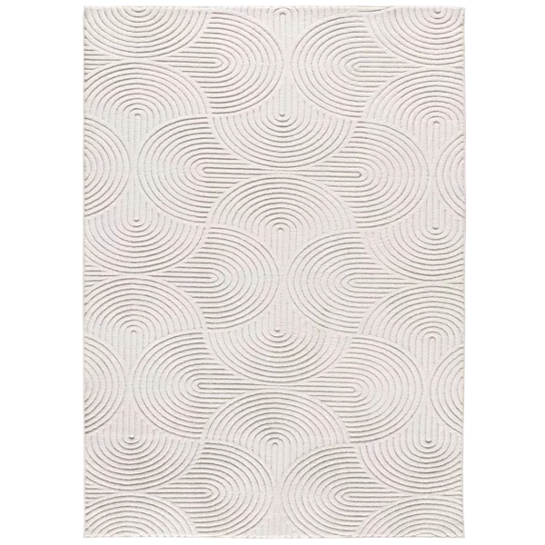 Alfombra Texturas Neutras Estilo 23040 Crema - Universal