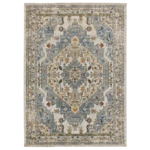 Alfombra Vintage de Exterior Luna 54552 Azul - Universal