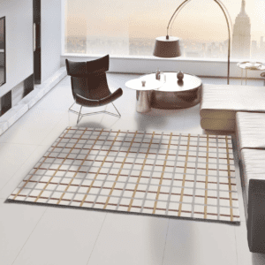 Alfombra a Cuadros con Relieve Karisma 12750 Multicolor - Universal (2)