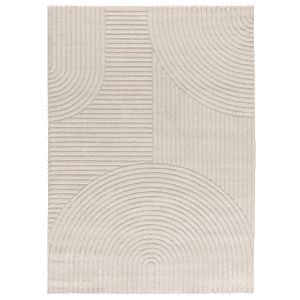 Alfombra con Relieve y Diseño Geométrico Verona 2252 Crema - Universal (1)