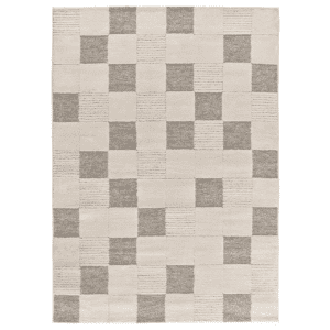 Alfombra con Relieve y Diseño Geométrico Verona 2259 Crema - Universal (1)