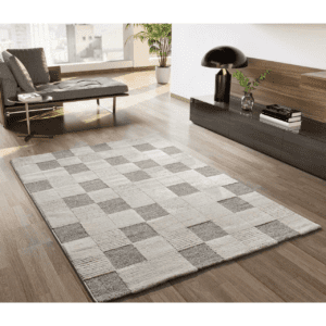 Alfombra con Relieve y Diseño Geométrico Verona 2259 Crema - Universal (2)