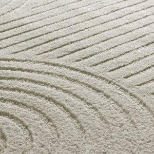Alfombra con Relieve y Diseño Geométrico Verona 2293 Crema - Universal (3)
