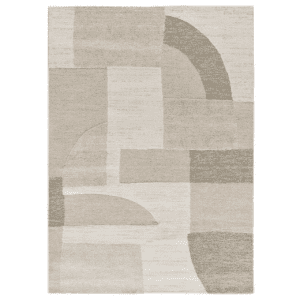 Alfombra con Relieve y Diseño Geométrico Verona 2294 Crema - Universal (1)