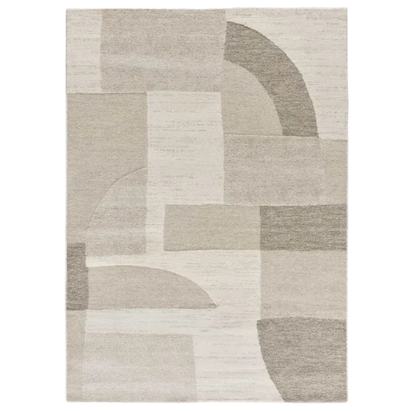 Alfombra con Relieve y Diseño Geométrico Verona 2294 Crema - Universal