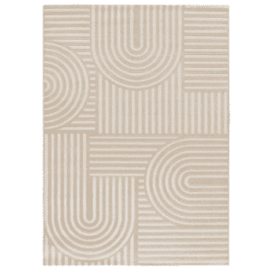 Alfombra de Estilo Escandinavo con Relieve Zen 12709 Blanco - Universal (1)
