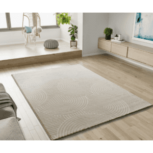 Alfombra de Estilo Escandinavo con Relieve Zen 12754 Blanco - Universal (2)
