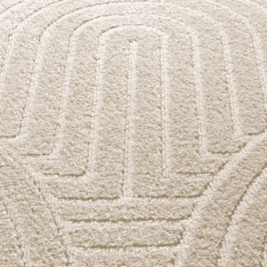 Alfombra de Estilo Escandinavo con Relieve Zen 12754 Blanco - Universal (3)