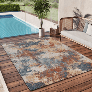 Alfombra de Exterior Estilo Abstracto Luna 54569 Multicolor - Universal (2)