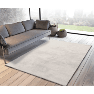 Alfombra lavable Xiana Liso Blanco - Universal (2)