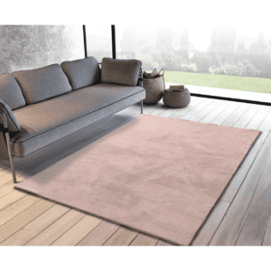 Alfombra lavable Xiana Liso Rosa - Universal (2)