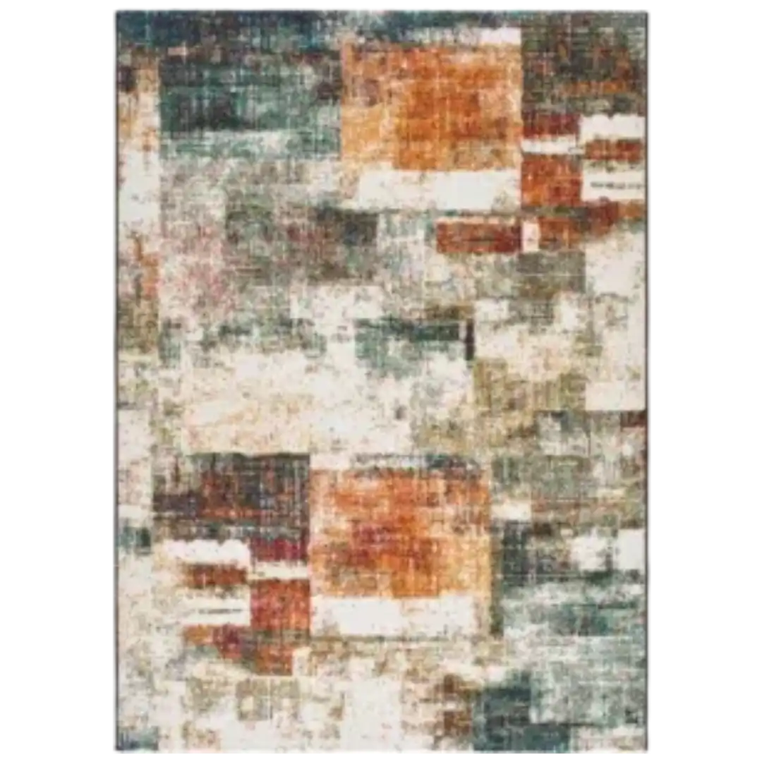 Alfombra con Relieve de Exterior-Interior Mila 23524 Multicolor - Universal