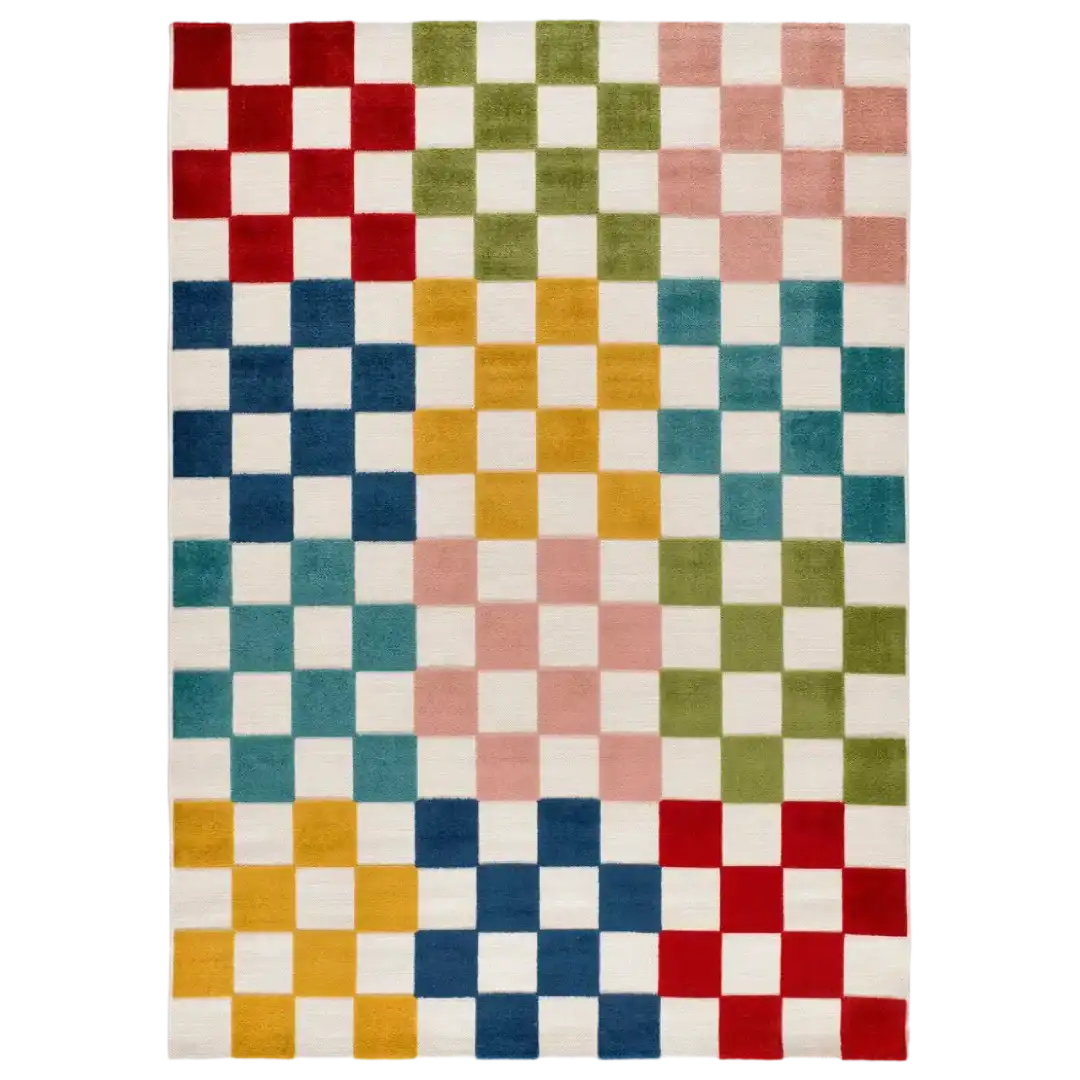 Alfombra con Relieve de Exterior-Interior Mila 23516 Multicolor - Universal