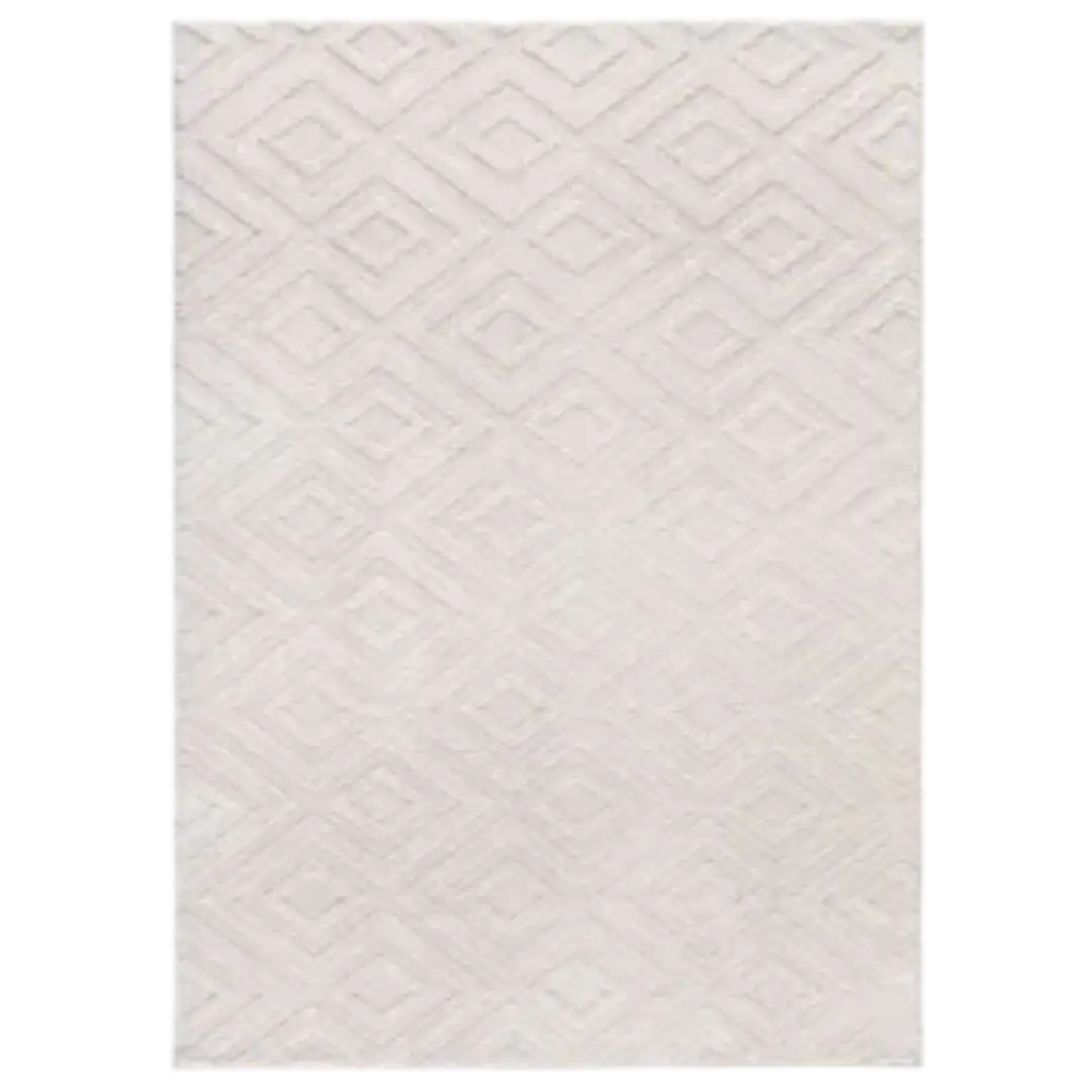 Alfombra Texturas Neutras Estilo 23061 Crema - Universal